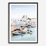Shop Grecian Port I Photo Art Print a coastal themed photography wall art print from The Print Emporium wall artwork collection - Buy Australian made fine art poster and framed prints for the home and your interior decor, TPE-1198-AP