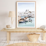 Shop Grecian Port I Photo Art Print a coastal themed photography wall art print from The Print Emporium wall artwork collection - Buy Australian made fine art poster and framed prints for the home and your interior decor, TPE-1198-AP