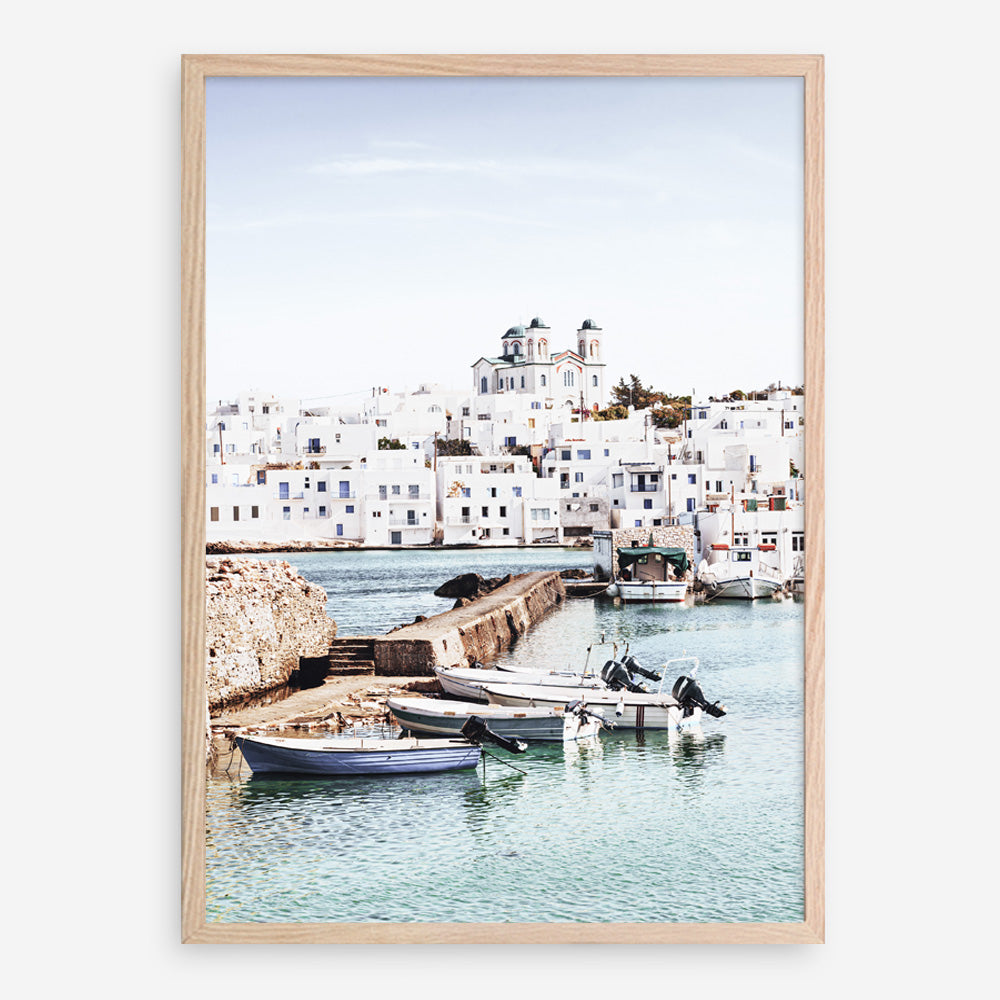 Shop Grecian Port I Photo Art Print a coastal themed photography wall art print from The Print Emporium wall artwork collection - Buy Australian made fine art poster and framed prints for the home and your interior decor, TPE-1198-AP