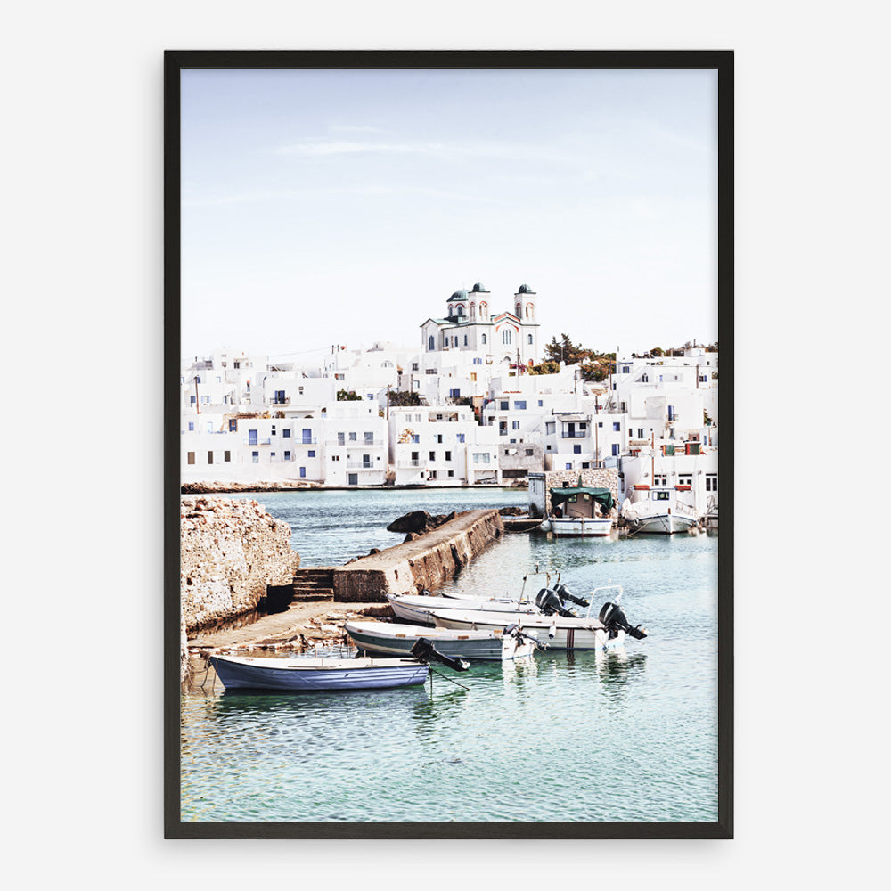 Shop Grecian Port I Photo Art Print a coastal themed photography wall art print from The Print Emporium wall artwork collection - Buy Australian made fine art poster and framed prints for the home and your interior decor, TPE-1198-AP