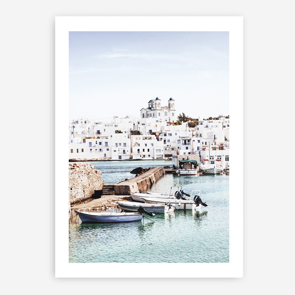 Shop Grecian Port I Photo Art Print a coastal themed photography wall art print from The Print Emporium wall artwork collection - Buy Australian made fine art poster and framed prints for the home and your interior decor, TPE-1198-AP