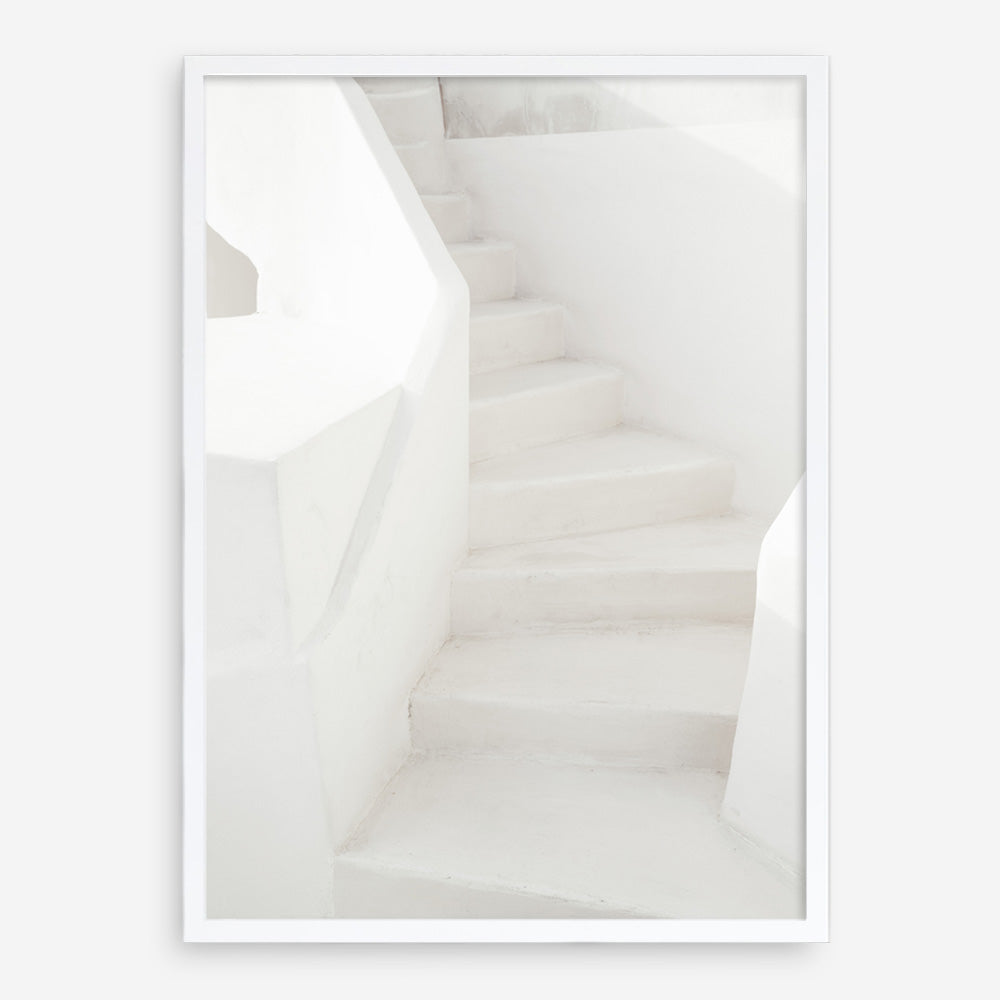 Shop Grecian Stairs Photo Art Print a coastal themed photography wall art print from The Print Emporium wall artwork collection - Buy Australian made fine art poster and framed prints for the home and your interior decor, TPE-1332-AP