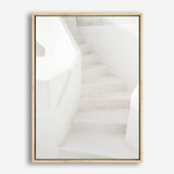 Shop Grecian Stairs Photo Canvas Print a coastal themed photography framed stretched canvas print from The Print Emporium wall artwork collection - Buy Australian made prints for the home and your interior decor space, TPE-1332-CA-35X46-NF