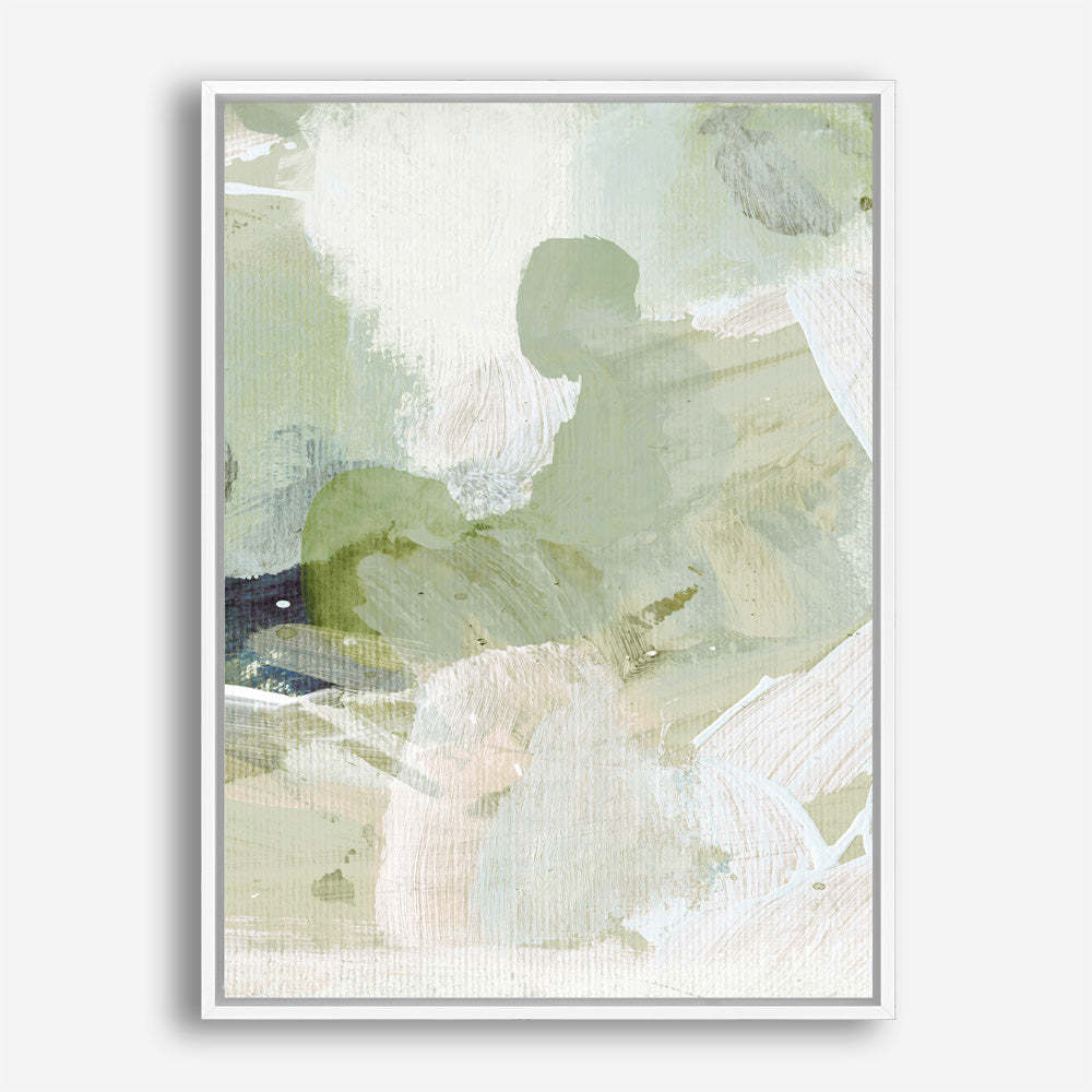 Shop Green 3 Canvas Print a painted abstract themed framed canvas wall art print from The Print Emporium artwork collection - Buy Australian made fine art painting style stretched canvas prints for the home and your interior decor space, TPE-DH-055-CA-35X46-NF