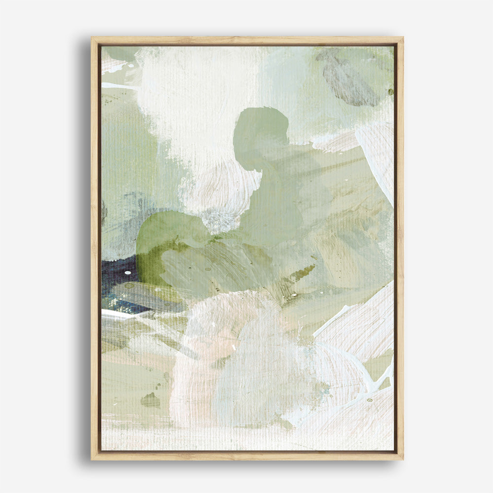 Shop Green 3 Canvas Print a painted abstract themed framed canvas wall art print from The Print Emporium artwork collection - Buy Australian made fine art painting style stretched canvas prints for the home and your interior decor space, TPE-DH-055-CA-35X46-NF
