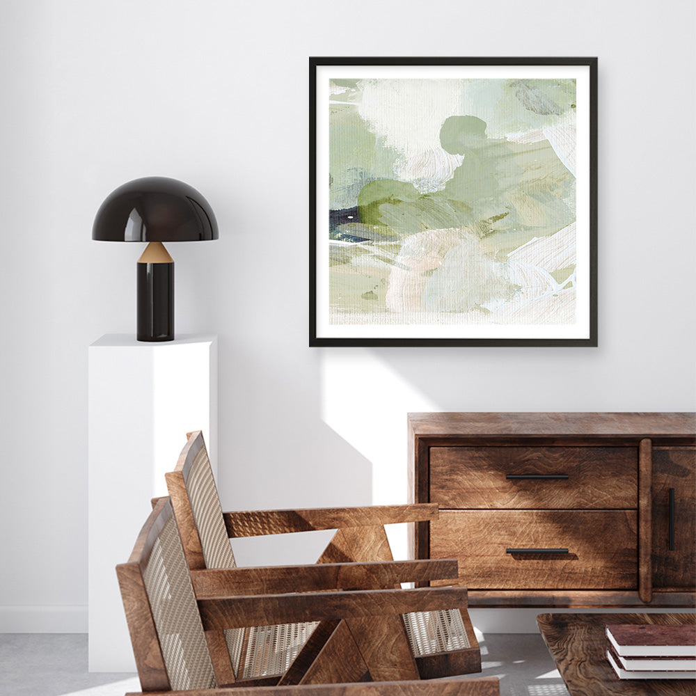 Shop Green 3 (Square) Art Print a painted abstract themed wall art print from The Print Emporium wall artwork collection - Buy Australian made fine art painting style poster and framed prints for the home and your interior decor room, TPE-DH-280-AP