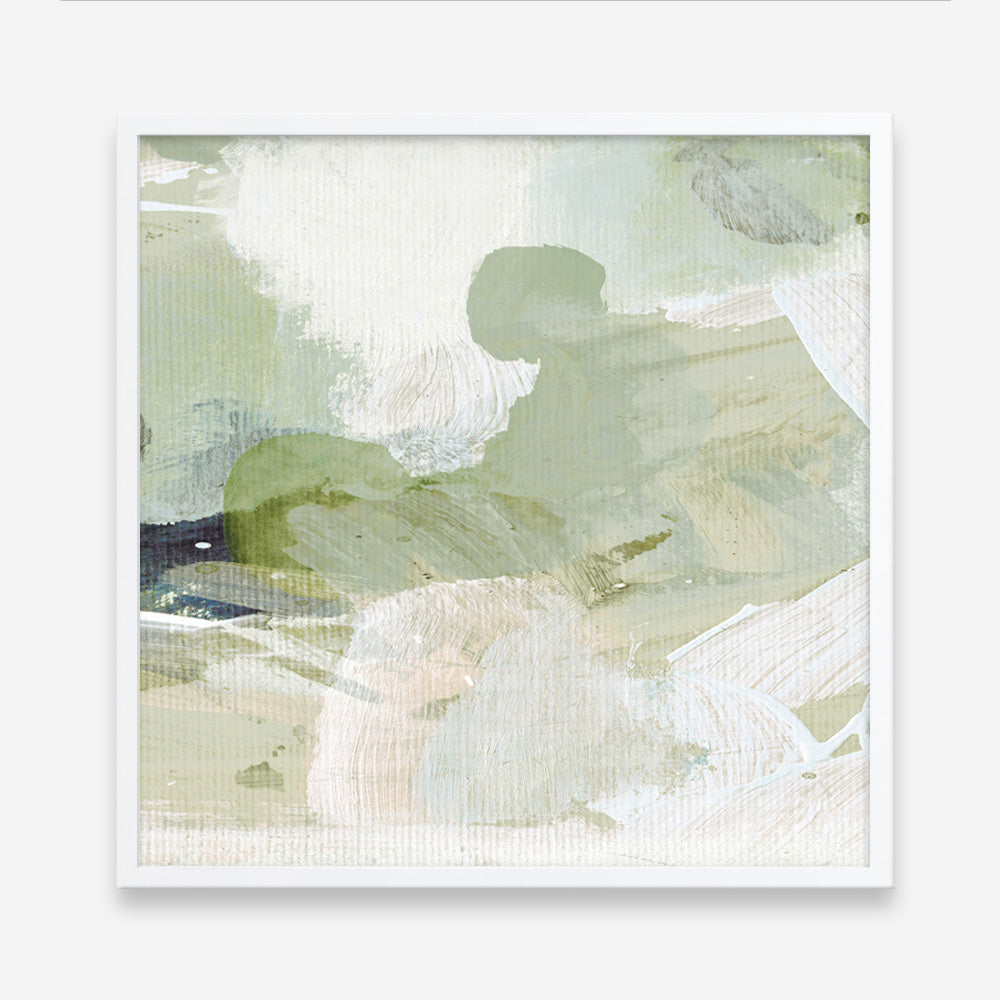 Shop Green 3 (Square) Art Print a painted abstract themed wall art print from The Print Emporium wall artwork collection - Buy Australian made fine art painting style poster and framed prints for the home and your interior decor room, TPE-DH-280-AP