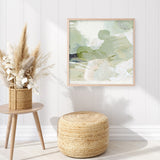 Shop Green 3 (Square) Art Print a painted abstract themed wall art print from The Print Emporium wall artwork collection - Buy Australian made fine art painting style poster and framed prints for the home and your interior decor room, TPE-DH-280-AP