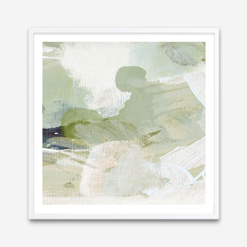 Shop Green 3 (Square) Art Print a painted abstract themed wall art print from The Print Emporium wall artwork collection - Buy Australian made fine art painting style poster and framed prints for the home and your interior decor room, TPE-DH-280-AP