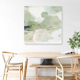 Shop Green 3 (Square) Canvas Print a painted abstract themed framed canvas wall art print from The Print Emporium artwork collection - Buy Australian made fine art painting style stretched canvas prints for the home and your interior decor space, TPE-DH-280-CA-40X40-NF