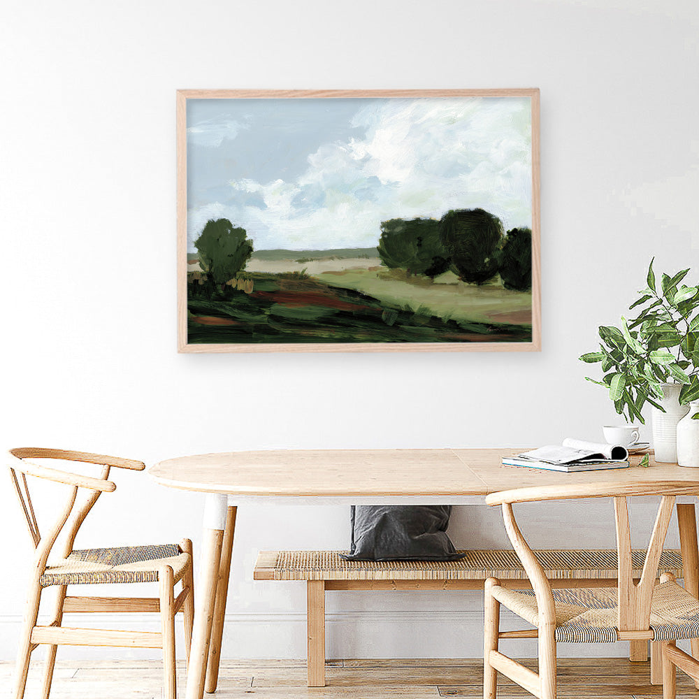 Shop Green Grove Art Print a painted abstract themed wall art print from The Print Emporium wall artwork collection - Buy Australian made fine art painting style poster and framed prints for the home and your interior decor room, TPE-WA-71508-AP