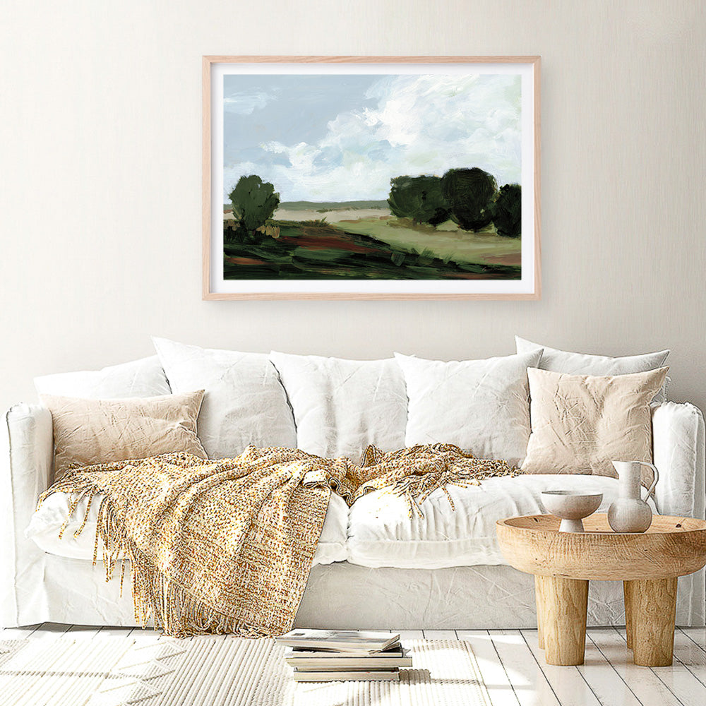 Shop Green Grove Art Print a painted abstract themed wall art print from The Print Emporium wall artwork collection - Buy Australian made fine art painting style poster and framed prints for the home and your interior decor room, TPE-WA-71508-AP