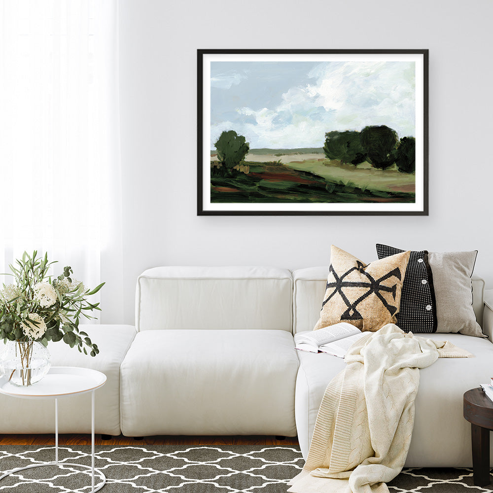 Shop Green Grove Art Print a painted abstract themed wall art print from The Print Emporium wall artwork collection - Buy Australian made fine art painting style poster and framed prints for the home and your interior decor room, TPE-WA-71508-AP