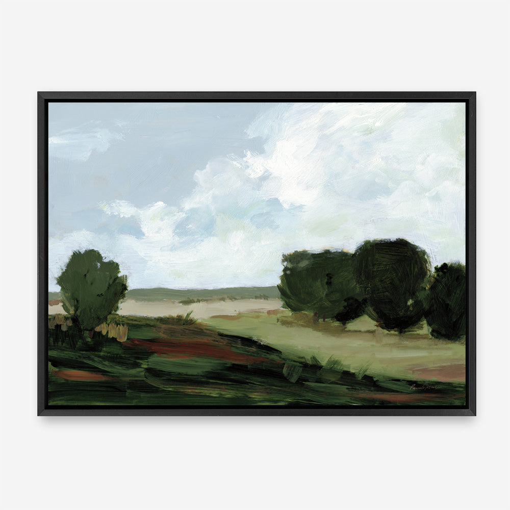 Shop Green Grove Canvas Print a painted style framed canvas wall art print from The Print Emporium artwork collection - Buy Australian made fine art painting style stretched canvas prints for the home and your interior decor space, TPE-WA-71508-CA-35X46-NF