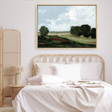 Shop Green Grove Canvas Print a painted style framed canvas wall art print from The Print Emporium artwork collection - Buy Australian made fine art painting style stretched canvas prints for the home and your interior decor space, TPE-WA-71508-CA-35X46-NF