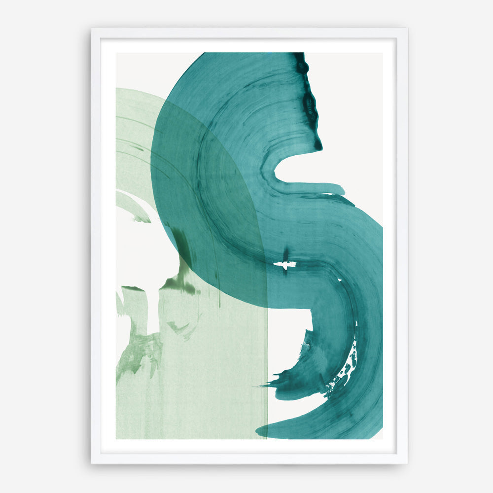 Shop Green Movement I Art Print a painted abstract themed wall art print from The Print Emporium wall artwork collection - Buy Australian made fine art painting style poster and framed prints for the home and your interior decor room, TPE-PC-PI463-AP
