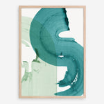 Shop Green Movement I Art Print a painted abstract themed wall art print from The Print Emporium wall artwork collection - Buy Australian made fine art painting style poster and framed prints for the home and your interior decor room, TPE-PC-PI463-AP