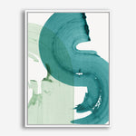 Shop Green Movement I Canvas Print a painted abstract themed framed canvas wall art print from The Print Emporium artwork collection - Buy Australian made fine art painting style stretched canvas prints for the home and your interior decor space, TPE-PC-PI463-CA-35X46-NF