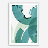 Shop Green Movement II Art Print a painted abstract themed wall art print from The Print Emporium wall artwork collection - Buy Australian made fine art painting style poster and framed prints for the home and your interior decor room, TPE-PC-PI464-AP
