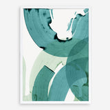Shop Green Movement II Art Print a painted abstract themed wall art print from The Print Emporium wall artwork collection - Buy Australian made fine art painting style poster and framed prints for the home and your interior decor room, TPE-PC-PI464-AP