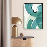 Shop Green Movement II Art Print a painted abstract themed wall art print from The Print Emporium wall artwork collection - Buy Australian made fine art painting style poster and framed prints for the home and your interior decor room, TPE-PC-PI464-AP