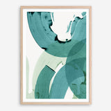 Shop Green Movement II Art Print a painted abstract themed wall art print from The Print Emporium wall artwork collection - Buy Australian made fine art painting style poster and framed prints for the home and your interior decor room, TPE-PC-PI464-AP