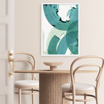 Shop Green Movement II Art Print a painted abstract themed wall art print from The Print Emporium wall artwork collection - Buy Australian made fine art painting style poster and framed prints for the home and your interior decor room, TPE-PC-PI464-AP