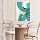 Shop Green Movement II Art Print a painted abstract themed wall art print from The Print Emporium wall artwork collection - Buy Australian made fine art painting style poster and framed prints for the home and your interior decor room, TPE-PC-PI464-AP