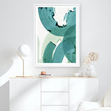 Shop Green Movement II Art Print a painted abstract themed wall art print from The Print Emporium wall artwork collection - Buy Australian made fine art painting style poster and framed prints for the home and your interior decor room, TPE-PC-PI464-AP