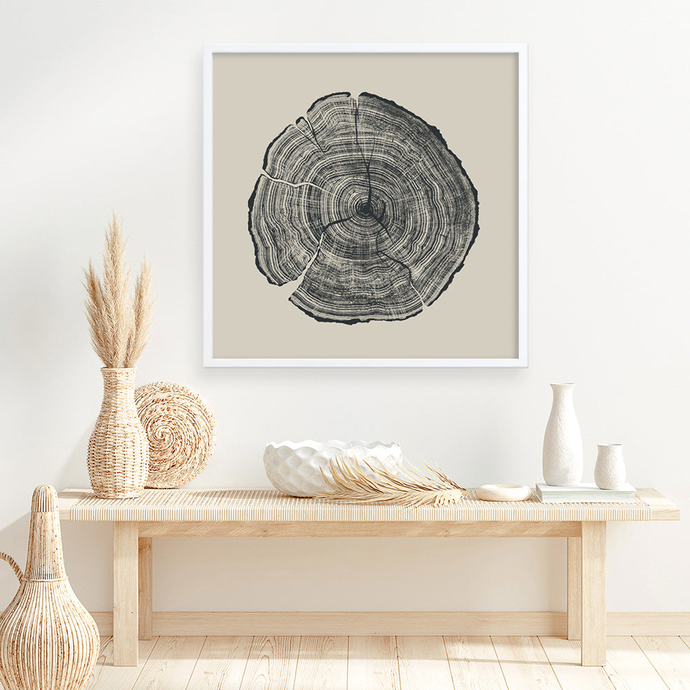 Shop Hand-Drawn Oak (Square) Art Print a painted abstract themed wall art print from The Print Emporium wall artwork collection - Buy Australian made fine art painting style poster and framed prints for the home and your interior decor room, TPE-DH-165-AP