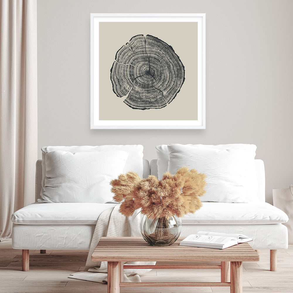 Shop Hand-Drawn Oak (Square) Art Print a painted abstract themed wall art print from The Print Emporium wall artwork collection - Buy Australian made fine art painting style poster and framed prints for the home and your interior decor room, TPE-DH-165-AP