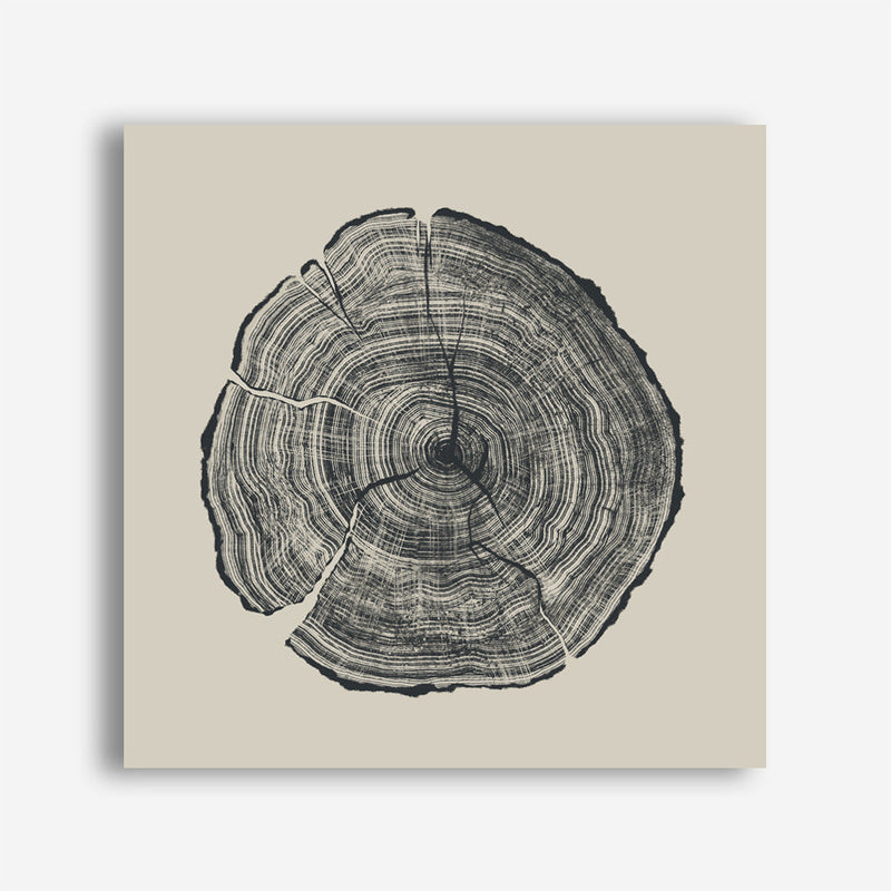 Shop Hand-Drawn Oak (Square) Canvas Print a painted abstract themed framed canvas wall art print from The Print Emporium artwork collection - Buy Australian made fine art painting style stretched canvas prints for the home and your interior decor space, TPE-DH-165-CA-40X40-NF