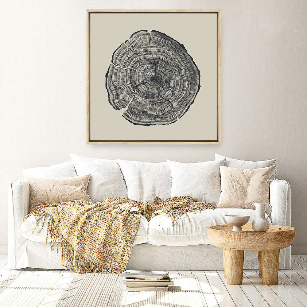 Shop Hand-Drawn Oak (Square) Canvas Print a painted abstract themed framed canvas wall art print from The Print Emporium artwork collection - Buy Australian made fine art painting style stretched canvas prints for the home and your interior decor space, TPE-DH-165-CA-40X40-NF