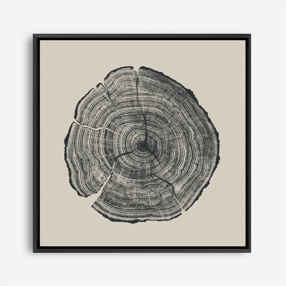 Shop Hand-Drawn Oak (Square) Canvas Print a painted abstract themed framed canvas wall art print from The Print Emporium artwork collection - Buy Australian made fine art painting style stretched canvas prints for the home and your interior decor space, TPE-DH-165-CA-40X40-NF