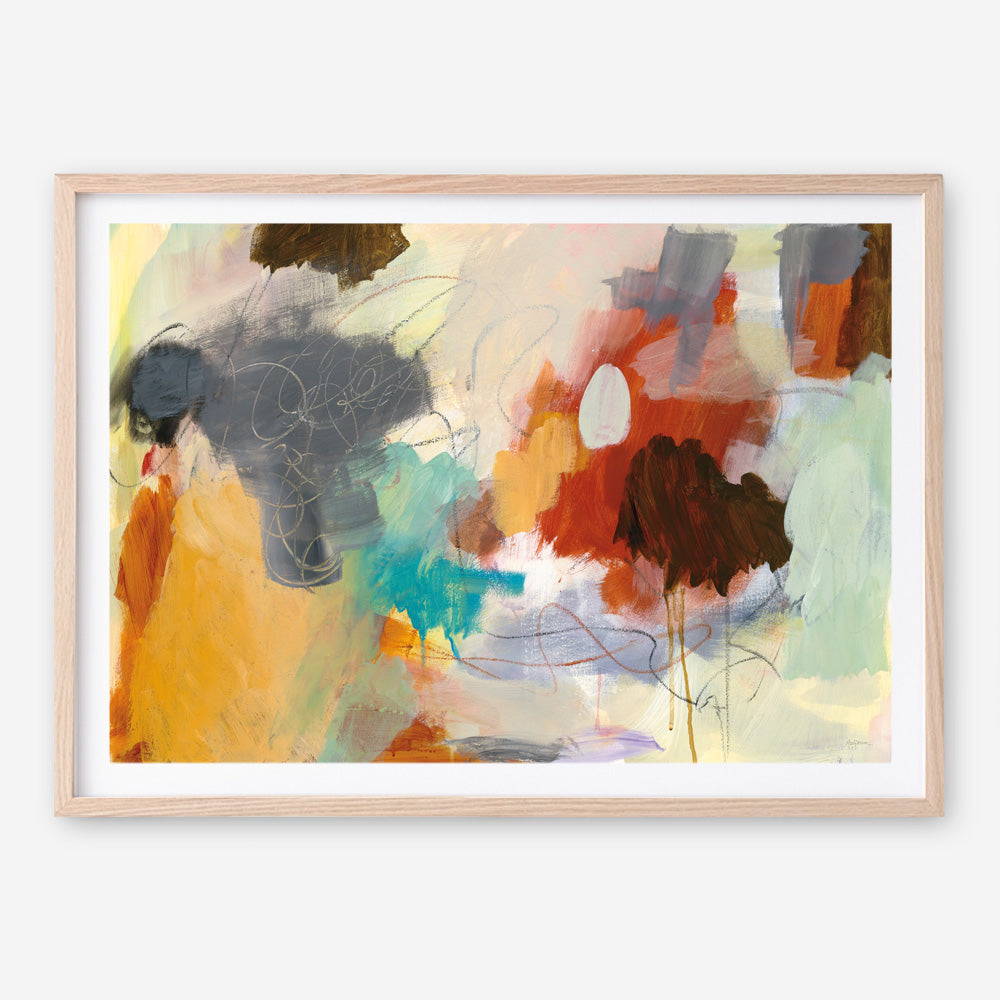 Shop Hardy I Art Print a painted abstract themed wall art print from The Print Emporium wall artwork collection - Buy Australian made fine art painting style poster and framed prints for the home and your interior decor room, TPE-WA-59501-AP