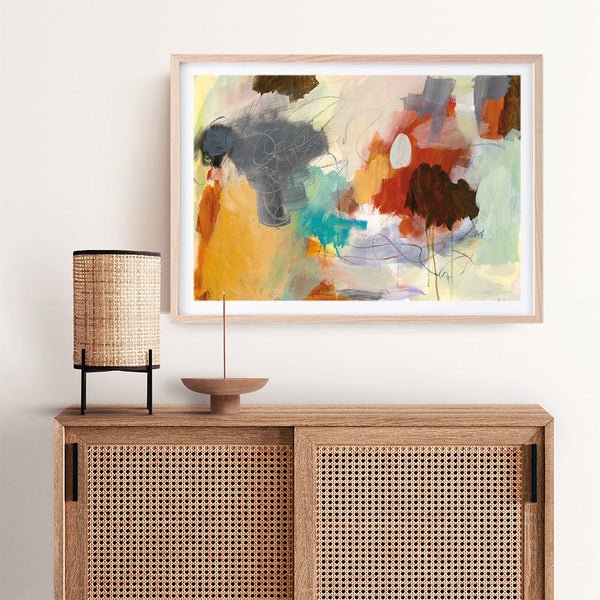 Shop Hardy I Art Print a painted abstract themed wall art print from The Print Emporium wall artwork collection - Buy Australian made fine art painting style poster and framed prints for the home and your interior decor room, TPE-WA-59501-AP