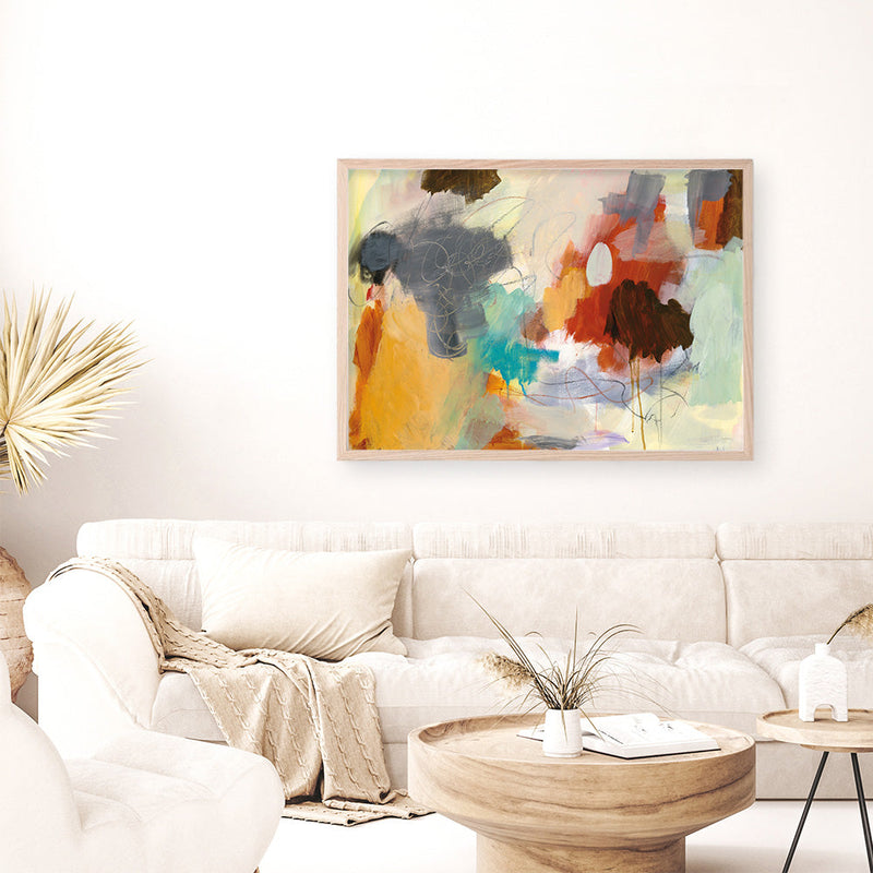 Shop Hardy I Art Print a painted abstract themed wall art print from The Print Emporium wall artwork collection - Buy Australian made fine art painting style poster and framed prints for the home and your interior decor room, TPE-WA-59501-AP