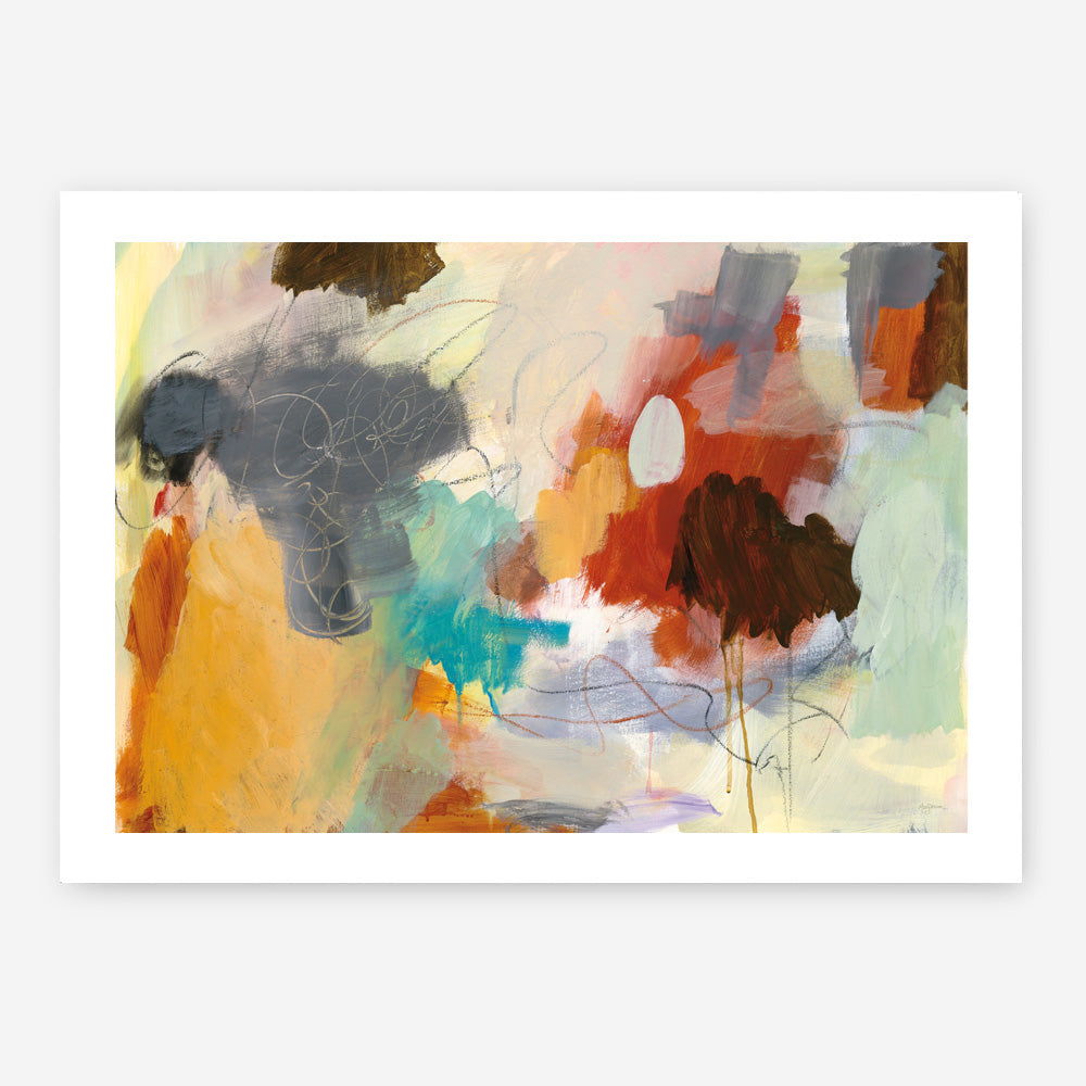 Shop Hardy I Art Print a painted abstract themed wall art print from The Print Emporium wall artwork collection - Buy Australian made fine art painting style poster and framed prints for the home and your interior decor room, TPE-WA-59501-AP