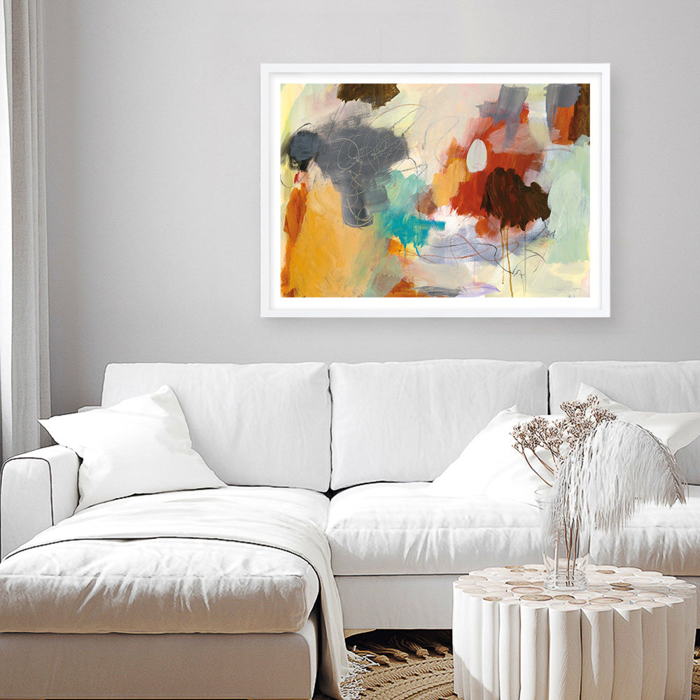 Shop Hardy I Art Print a painted abstract themed wall art print from The Print Emporium wall artwork collection - Buy Australian made fine art painting style poster and framed prints for the home and your interior decor room, TPE-WA-59501-AP