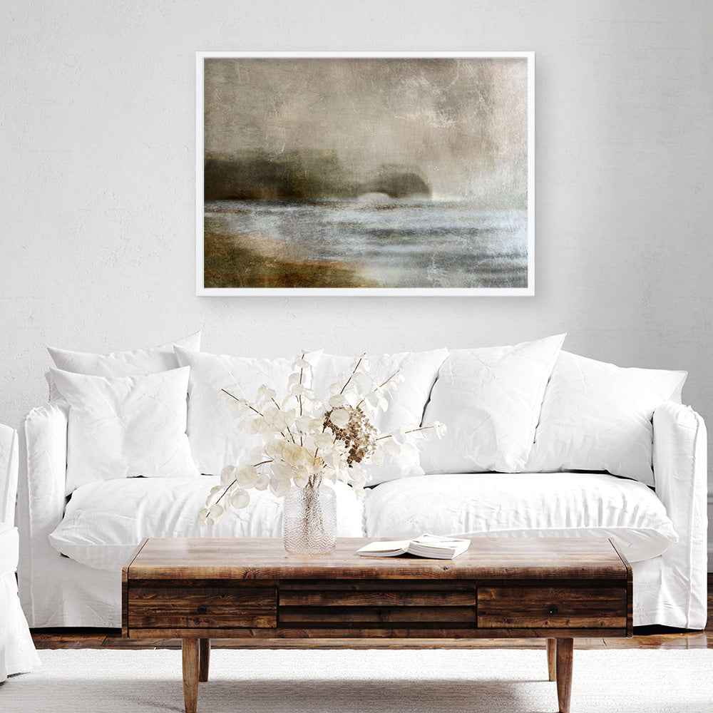 Shop Headland Art Print a painted abstract themed wall art print from The Print Emporium wall artwork collection - Buy Australian made fine art painting style poster and framed prints for the home and your interior decor room, TPE-DH-125-AP