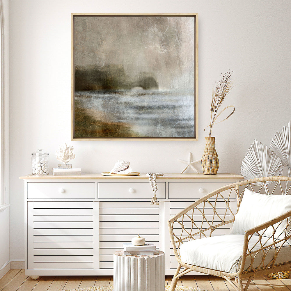 Shop Headland (Square) Canvas Print a painted abstract themed framed canvas wall art print from The Print Emporium artwork collection - Buy Australian made fine art painting style stretched canvas prints for the home and your interior decor space, TPE-DH-209-CA-40X40-NF