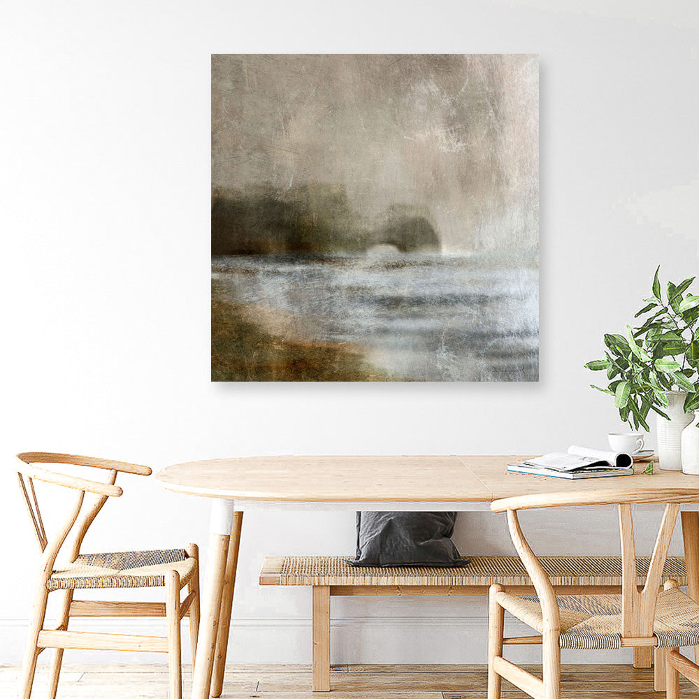 Shop Headland (Square) Canvas Print a painted abstract themed framed canvas wall art print from The Print Emporium artwork collection - Buy Australian made fine art painting style stretched canvas prints for the home and your interior decor space, TPE-DH-209-CA-40X40-NF