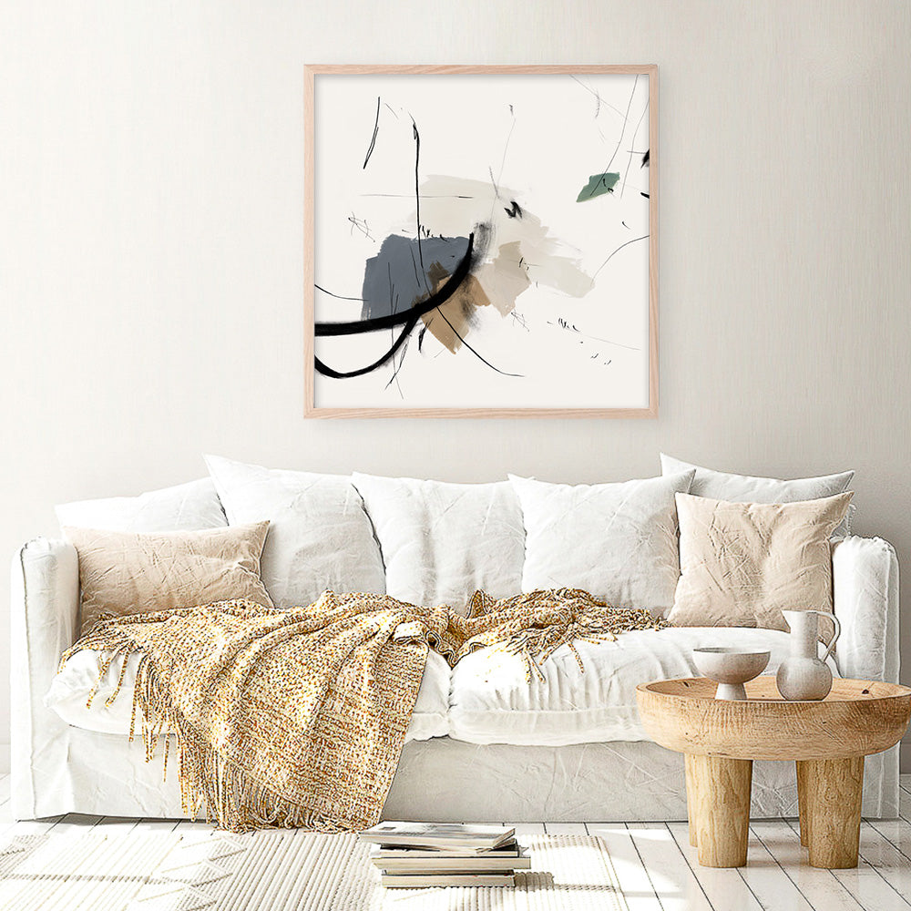 Shop Heavenly I (Square) Art Print a painted abstract themed wall art print from The Print Emporium wall artwork collection - Buy Australian made fine art painting style poster and framed prints for the home and your interior decor room, TPE-PC-PI510-AP