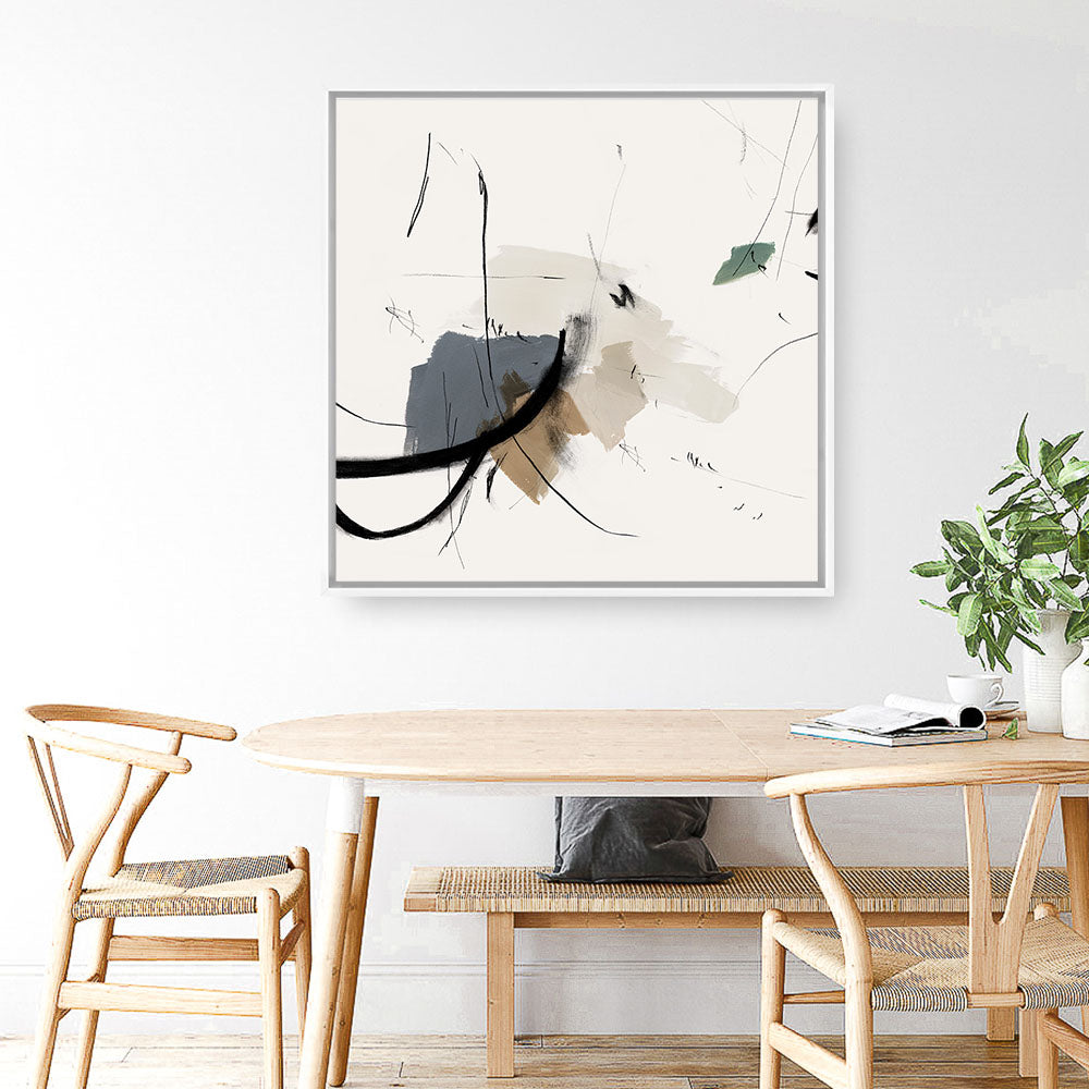 Shop Heavenly I (Square) Canvas Print a painted abstract themed framed canvas wall art print from The Print Emporium artwork collection - Buy Australian made fine art painting style stretched canvas prints for the home and your interior decor space, TPE-PC-PI510-CA-40X40-NF