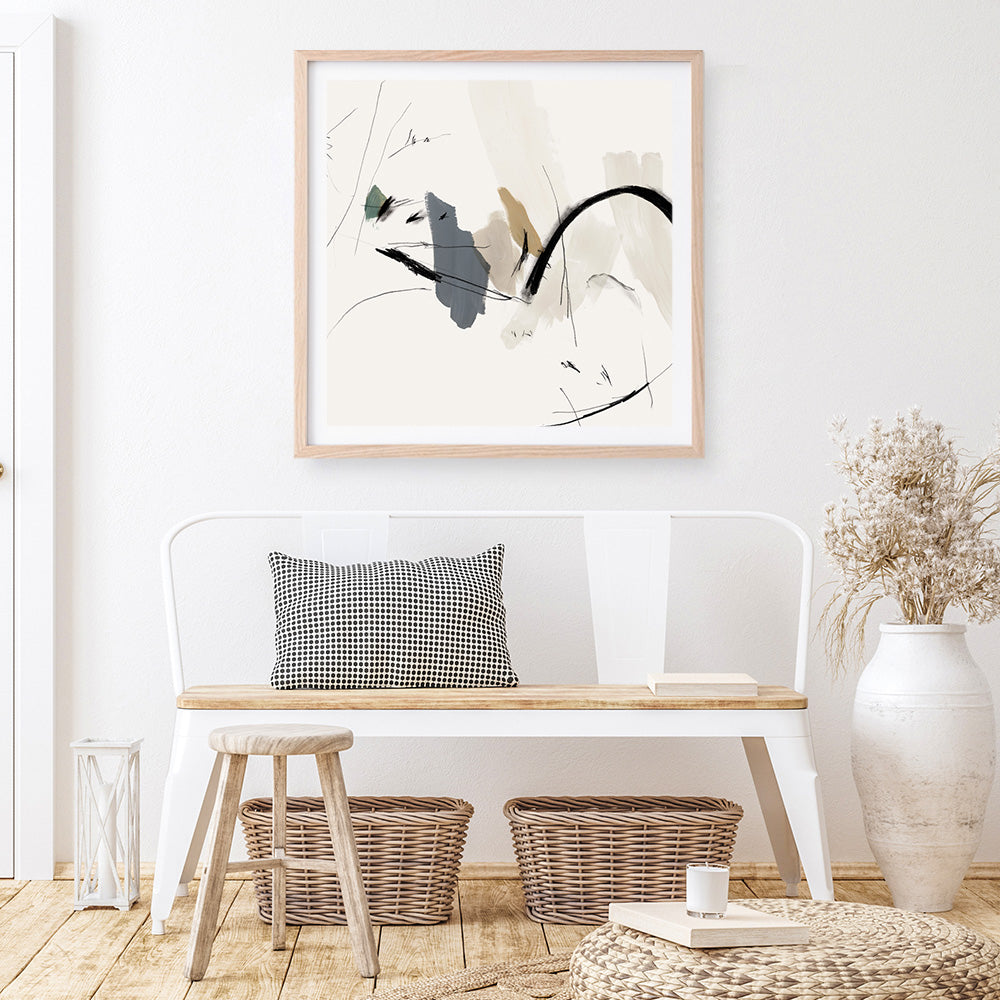 Shop Heavenly II (Square) Art Print a painted abstract themed wall art print from The Print Emporium wall artwork collection - Buy Australian made fine art painting style poster and framed prints for the home and your interior decor room, TPE-PC-PI511-AP