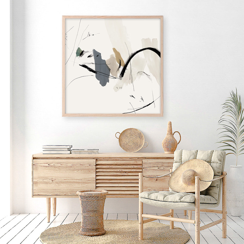 Shop Heavenly II (Square) Art Print a painted abstract themed wall art print from The Print Emporium wall artwork collection - Buy Australian made fine art painting style poster and framed prints for the home and your interior decor room, TPE-PC-PI511-AP