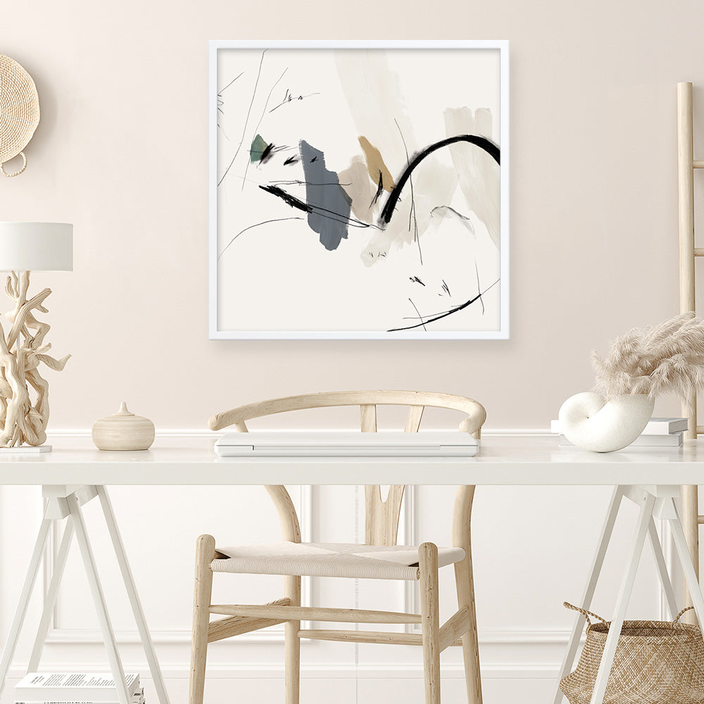 Shop Heavenly II (Square) Art Print a painted abstract themed wall art print from The Print Emporium wall artwork collection - Buy Australian made fine art painting style poster and framed prints for the home and your interior decor room, TPE-PC-PI511-AP