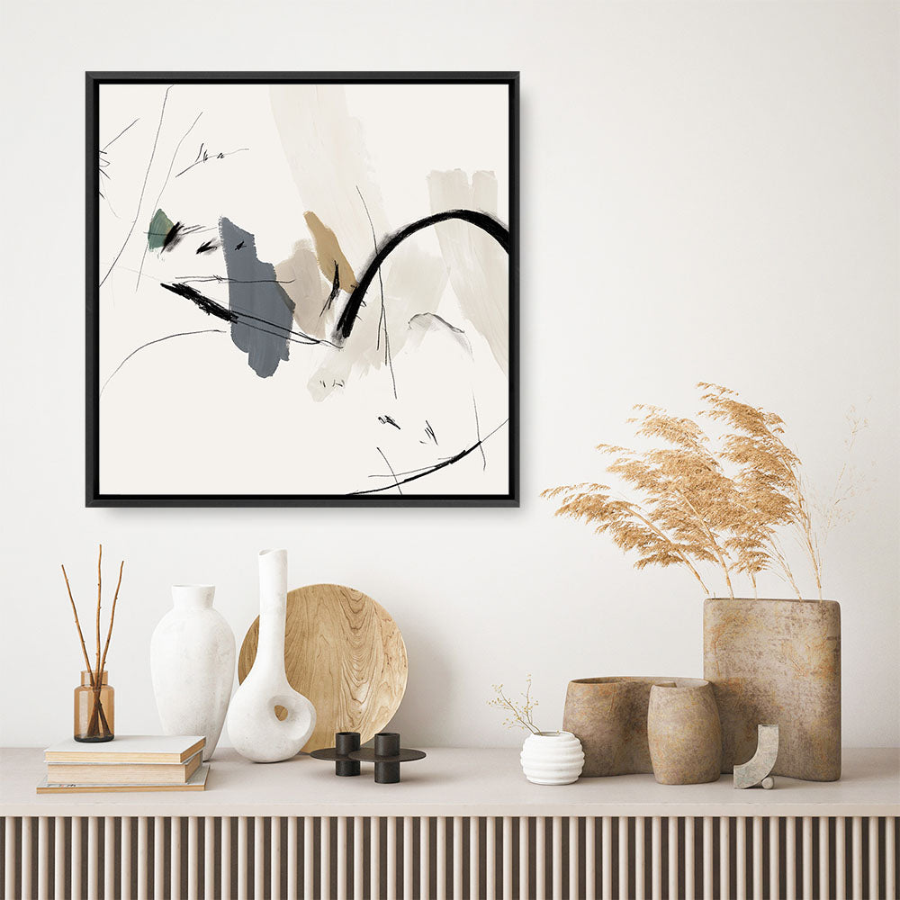 Shop Heavenly II (Square) Canvas Print a painted abstract themed framed canvas wall art print from The Print Emporium artwork collection - Buy Australian made fine art painting style stretched canvas prints for the home and your interior decor space, TPE-PC-PI511-CA-40X40-NF