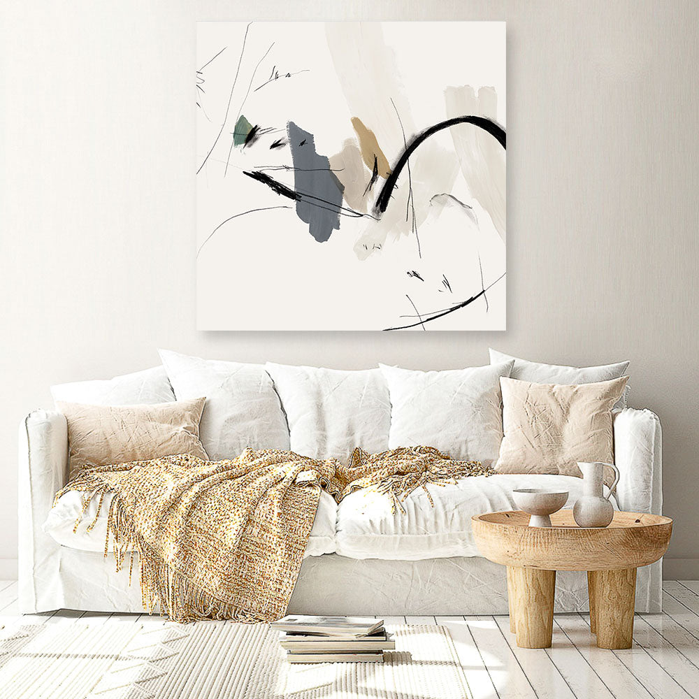 Shop Heavenly II (Square) Canvas Print a painted abstract themed framed canvas wall art print from The Print Emporium artwork collection - Buy Australian made fine art painting style stretched canvas prints for the home and your interior decor space, TPE-PC-PI511-CA-40X40-NF