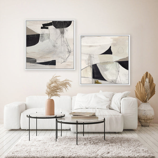 Shop High 2 (Square) Canvas Print a painted abstract themed framed canvas wall art print from The Print Emporium artwork collection - Buy Australian made fine art painting style stretched canvas prints for the home and your interior decor space, TPE-DH-282-CA-40X40-NF